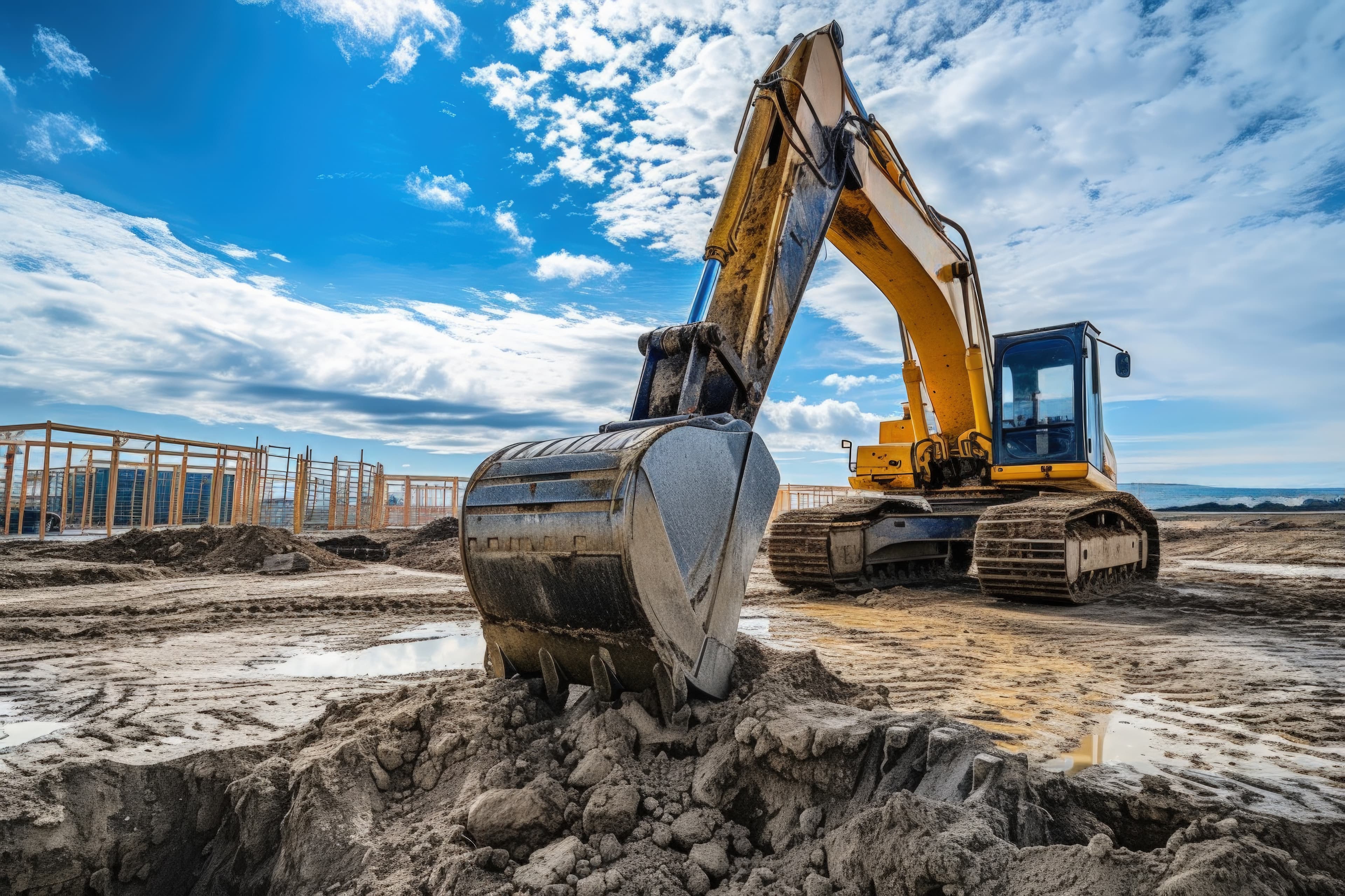 Bauwerk Baustelle